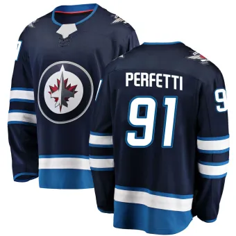 Cole Perfetti 91 Reverse Retro 2.0 2022 Winnipeg Jets White Jersey  Primegreen - Bluefink